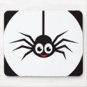 Cute cartoon spider mousepad