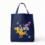 Cute Cartoon T-Rex Shopping Bag