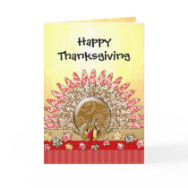 Cute Cartoon Thanksgiving Turkey