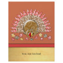 Cute Cartoon Thanksgiving Turkey flyers