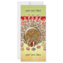 Cute Cartoon Thanksgiving Turkey rack cards