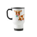 Cute Cartoon Trotting Cow Commuter Mug