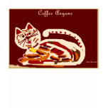 Cute Cat Coffee Anyone ladies baby doll t shirt