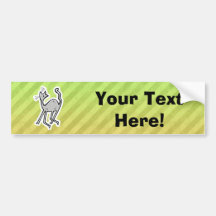 Cute Cat; Colourful Bumper Stickers
