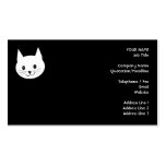 Cute Cat Face. Business Card
