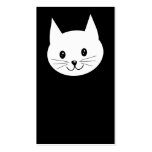 Cute Cat Face. Business Card