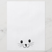 Cute Cat Face. Flyers
