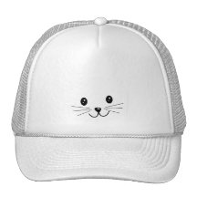 Cute Cat Face. Hat