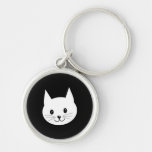 Cute Cat Face. Keychains