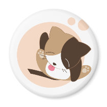 Cute Cat Refrigerator Magnet