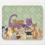 Cute Cats Collage 3 mousepad