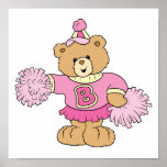 Cute Cheeleader Bear posters