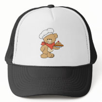 Cute Chef Baker Bear Mesh Hats