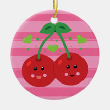 Cute Cherries Ornaments