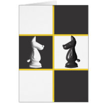 Cute Chess Pieces Cards