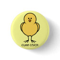 Cute Chick Button