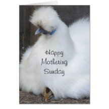 Cute chick/ chicken Mothering Sunday card