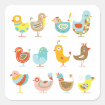 Cute Chickens Sticker