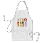 Cute Chinese Zodiac Cartoon Animals Apron