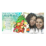 Cute Christmas 100% personalised  photo cards