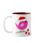 Cute Christmas Bird mugs