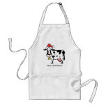 Cute Christmas Cow aprons