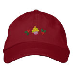 Cute Christmas Cupcakes embroidered hats
