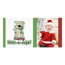 Cute Christmas Dog Photo Cards