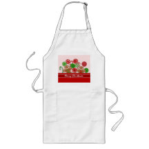 Cute Christmas Lollipops Gingerbreads Apron