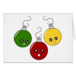 Cute Christmas Ornaments Cards