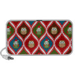 cute christmas owls pattern mini speaker