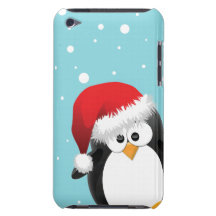 Cute Christmas Penguin Case-Mate iPod Touch Case