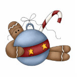 cute christmas time ginger photo sculptures