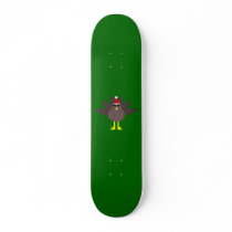 Cute Christmas Turkey Skateboard