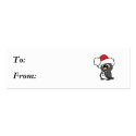 Cute Christmas Tuxedo Penguin business cards