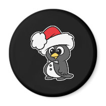 Cute Christmas Tuxedo Penguin Fridge Magnets