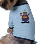 Cute Circus Clown Dog T Shirt