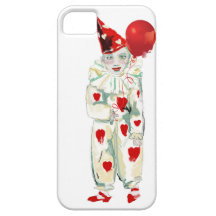 Cute clown painting iPhone 5 cases