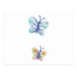 Cute Colourful Butterflies Postcard