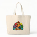 cute colourful cartoon turkey bags