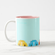 Cute Colourful Chipmunk Cup Mug