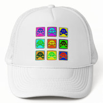 Cute & Colourful Skulls
