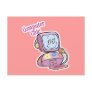 Cute Computer Chic Design Postcards