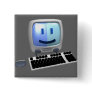 Cute computer smiley face.