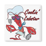 cute cookin cooking lobster cartoon fridge magnets