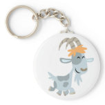 Cute Cool Cartoon  Goat Keychain