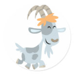 Cute Cool Cartoon  Goat Sticker