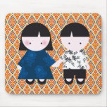 Cute couple mousepads