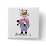 Cute Cow Pinback Buttons