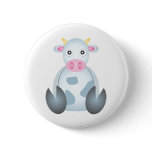 Cute Cow Cartoon buttons